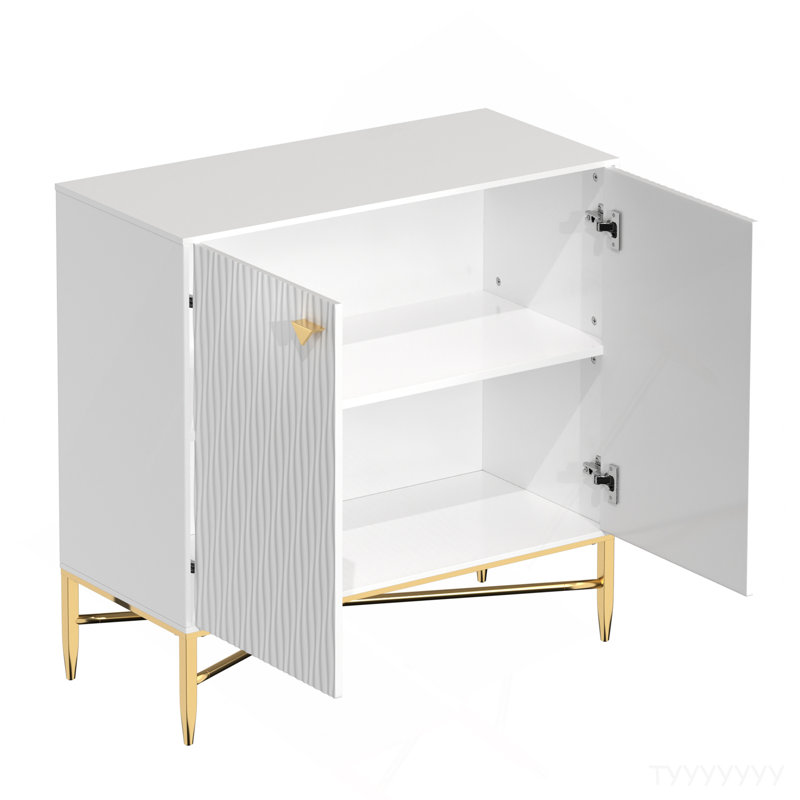 Armoire d'appoint 2 portes, Blanc
