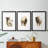 Rustic Bull II  -Custom Framed  Premium Print W Matt - 3 Pieces-1376004368-1376004371