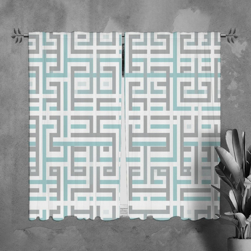 Paire de rideaux obscurcissant en polyester Sunilrawat, L 20 po x L 82 po