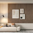Ensemble de 4 panneaux muraux à lattes en bois 4 pièces 47,2 po x 23,6 po, panneaux insonorisés et insonorisants pour murs et plafonds, lattes en bois décoratives modernes