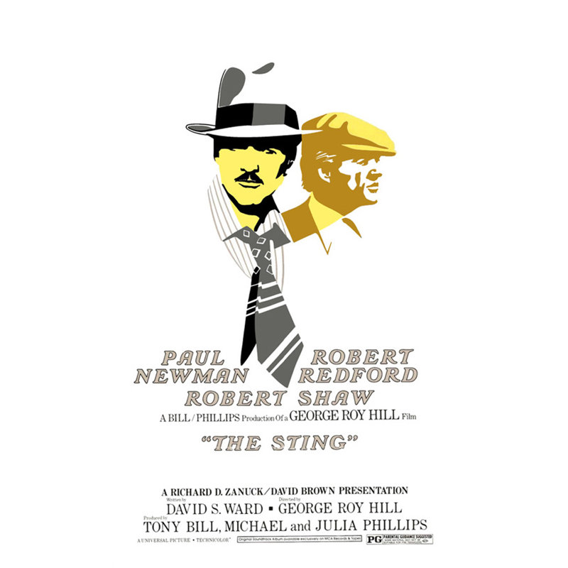 The Sting, 18" H x 11" W