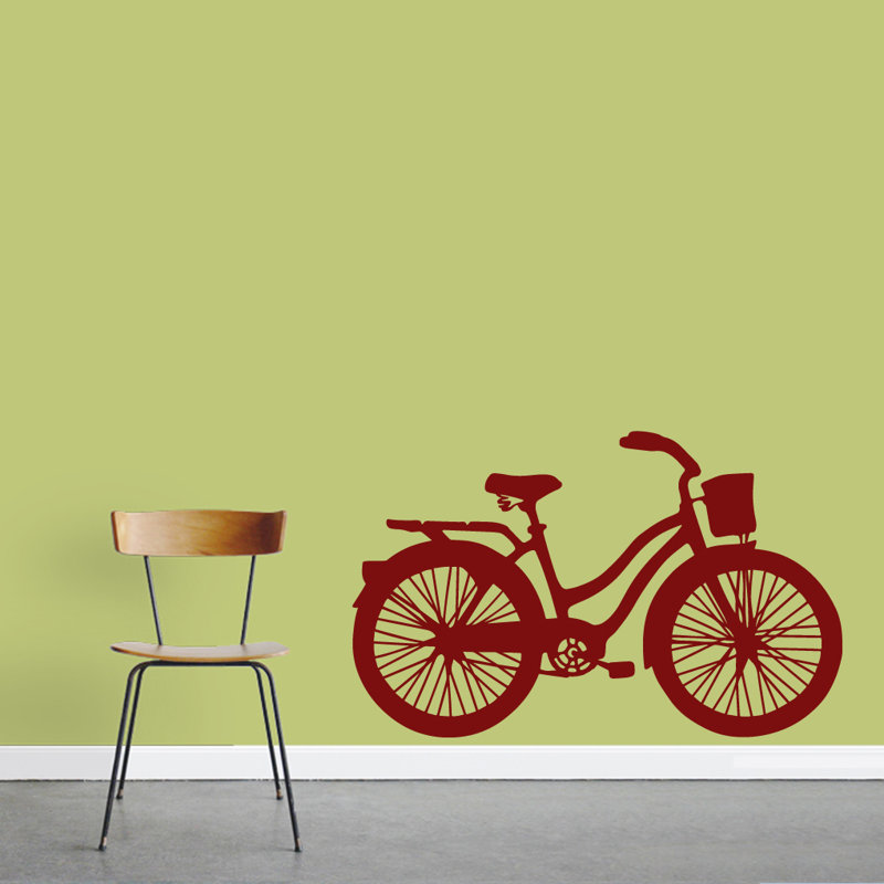 Adhésif décoratif vélo rétro, Canneberge