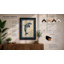 Leaping Dolphin Coastal - Framed Print-1197418166-1197418165
