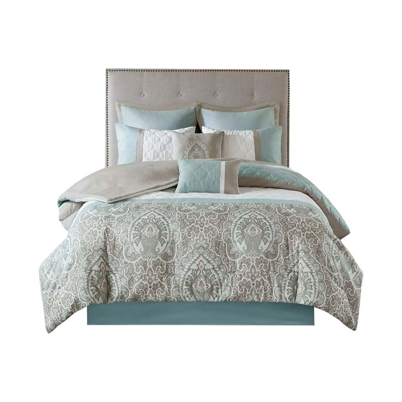 Polyester Standard Pieced Comforter, California King Comforter +7 Additional Pieces