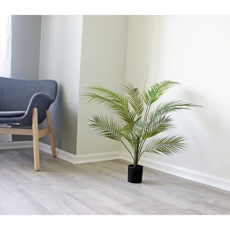 Artificial Areca Palm Tree in Pot, 36" H x 25" W x 25" D