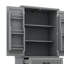 Armoire de rangement pour salle de bain avec portes et tiroir offrant un espace de rangement généreux-520555014