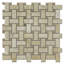 BASKET WEAVE CREMA NOUVA w/EMPERADOR DOT POL