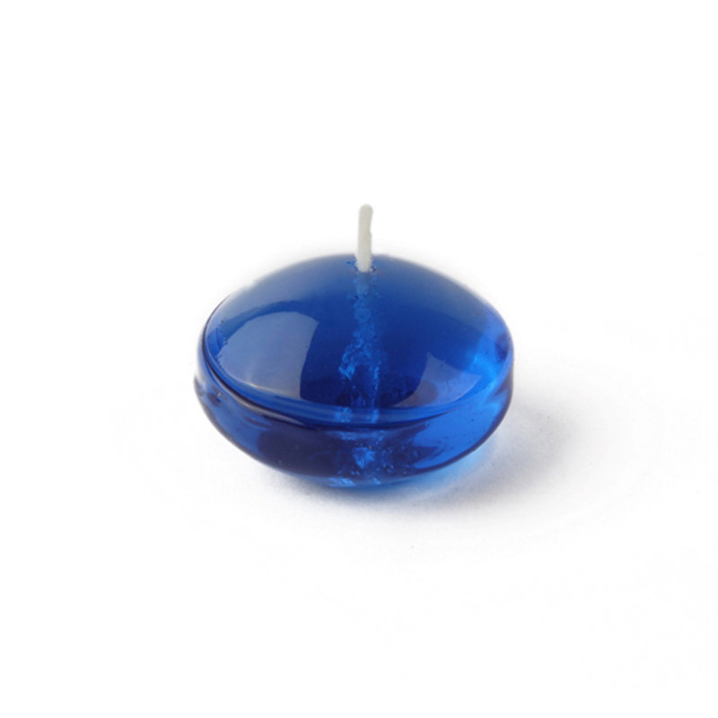 Bougie flottante non parfumée, Bleu clair, 144