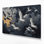 «Birds Northern Harrier», art mural sur toile grise