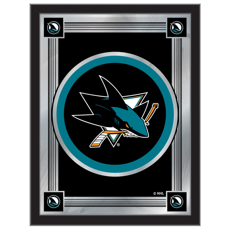 « logo mirror », impression encadrée NHL, San Jose Sharks