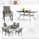 Basima Rectangular 6 - Person 64" Long Dining Set