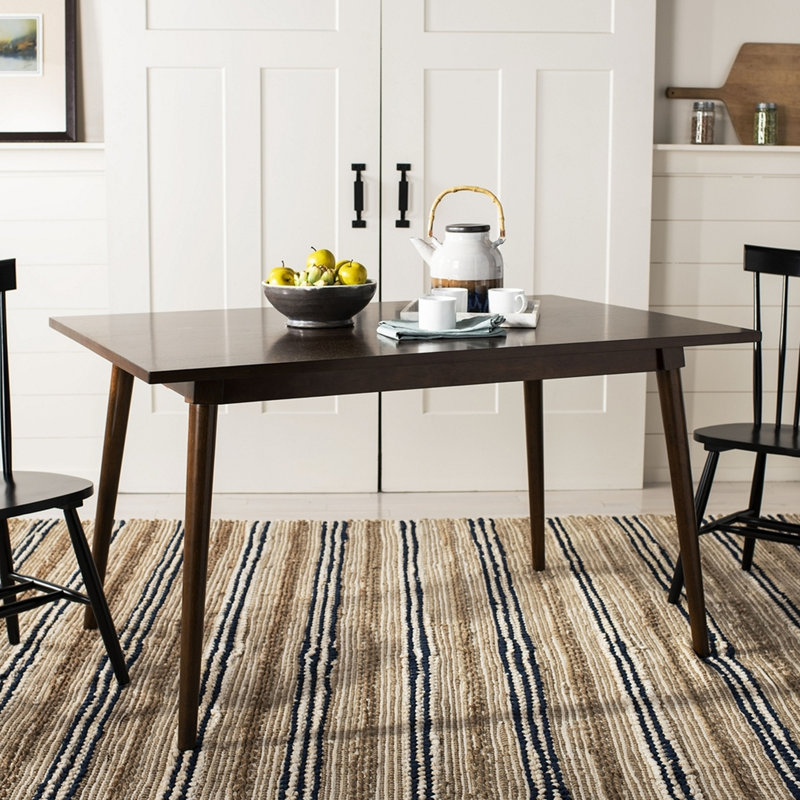 Lucca Rectangular Dining Table, Walnut