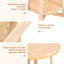 Tray Top Cross Legs End Table