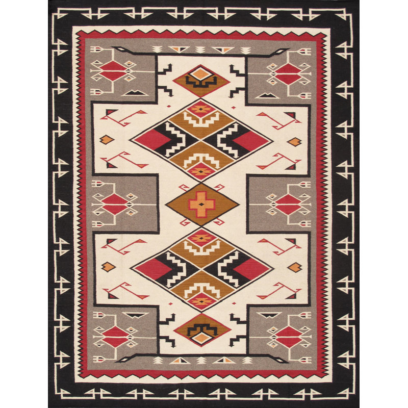 Tuscany Ivory/Multi Wool Reversible Area Rug