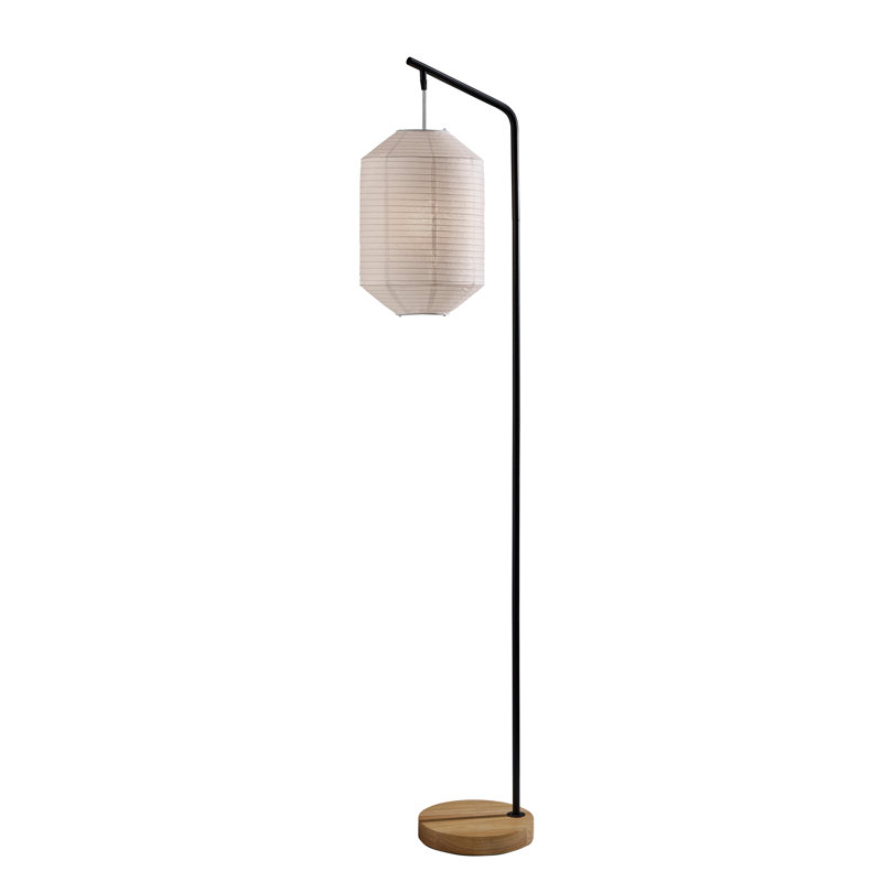 Lampe sur pied Keanu, Noir