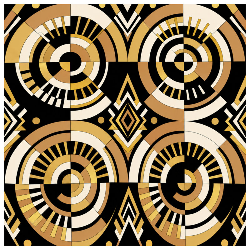 Housses de couette Art Deco, Queen