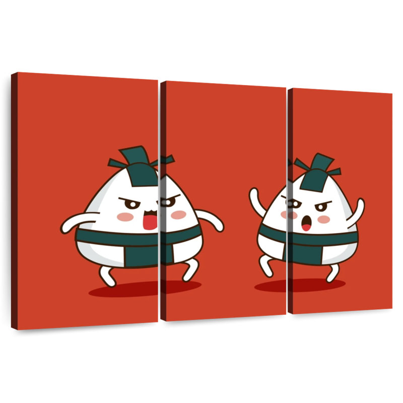 Ketti Sumo Onigiri, 20" H x 33" W