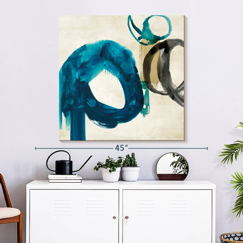 Avery Blue Ring I, 33" H x 33" W