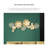 Simple three-dimensional lotus leaf metal wall decoration