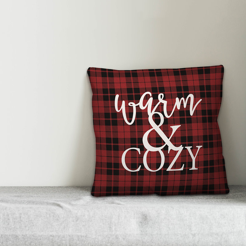  Housse de coussin Warm and Cozy, 20 po X 20 po, Housse de coussin seulement - Insert