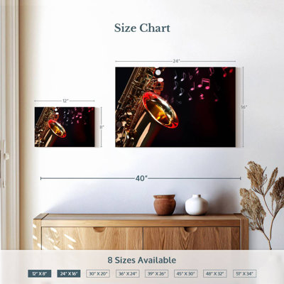 Notes de musique pour saxophone Abarca