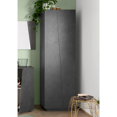 Biebel 2 Door Manufactured Wood Wardrobe