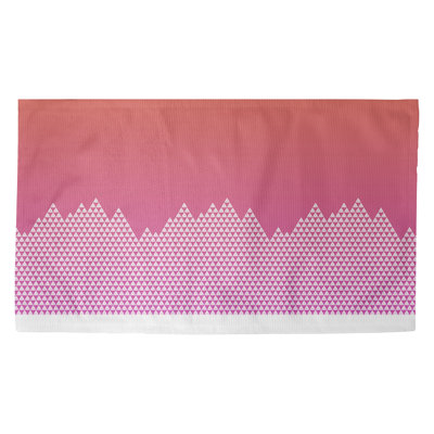 Tapis rose/zone blanche mountain Avicia