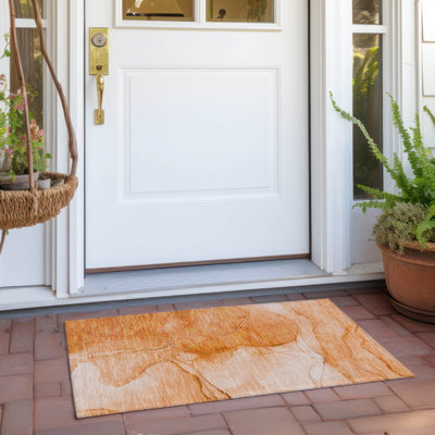 Tapis intérieur / extérieur Kyrie avec envers antidérapant