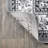 Arignote Modern Persian Floral Gray/Cream Rug-247616270