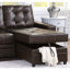 Canapé-lit modulaire escamotable espresso convertible