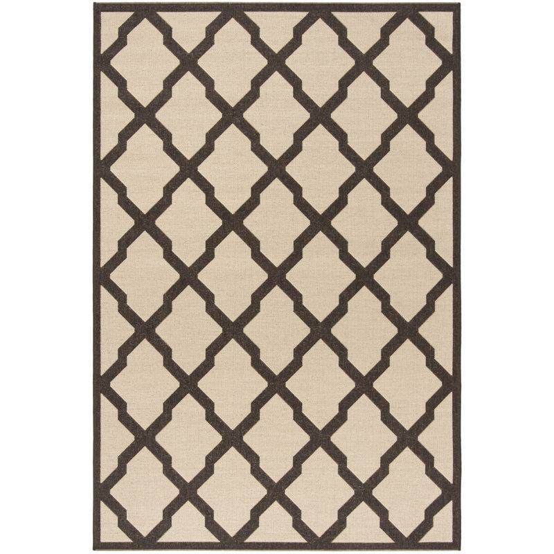 Adler Performance Geometric Indoor/Outdoor Area Rug, Rectangle 5'3" x 7'6"