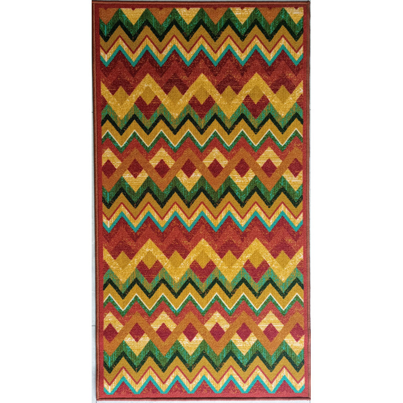 Leonidas Zig Zag Area Rug, Rectangle 80 x 150cm