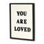 Enseigne blanche «You Are Loved» Mireille