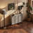 46.85" Wide Modern Farmhouse 3 Door Sideboard Cabinet-1845592229