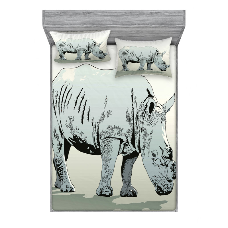Microfiber Sheet Set, Full/Double Sheet Set with Fitted Sheet
