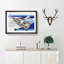 Ushibori in the Hitachi Province by Katsushika Hokusai - Picture Frame Painting Print-55604970-55604973