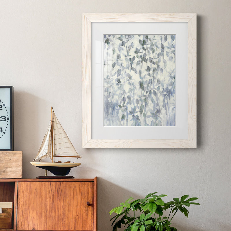 «Gentle Rain», reproduction sur papier encadrée, Blanc, H 24 po x l 18 po x P 1,5 po