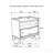 1-Drawer Nightstand With Integrated Led, Medium Oak