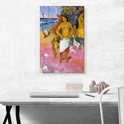 A Walk By The Sea 1902 par Paul Gauguin - peinture sur toile tendue