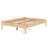 Sturdy Wooden Platform Bed Frame with Strong Metal and Wood Slat Support-1391433164