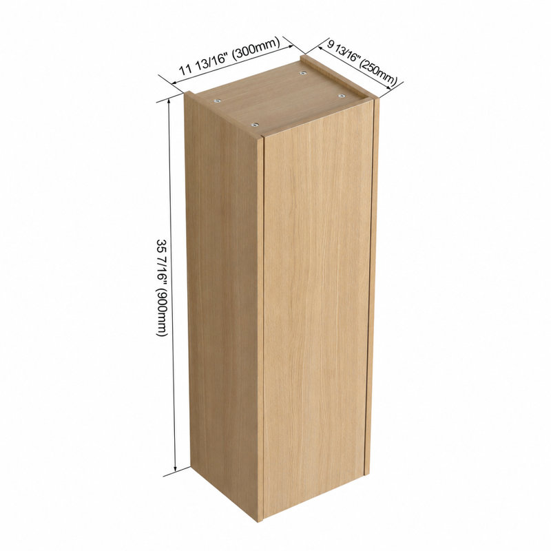 Petite armoire murale de 12 pouces avec porte à fermeture douce, solution de rangement compacte de qualité supérieure pour les salles de bain compactes, les bureaux, les salles de rangement, les chambres et autres petits espaces