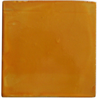 6" x 6" 4pcs TalaMex Yellow Talavera Mexican Tile