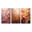 «Sudden Joy Mystical Abstraction» rose et or - ensemble de 3 peintures abstraites-2119182852-2119182855
