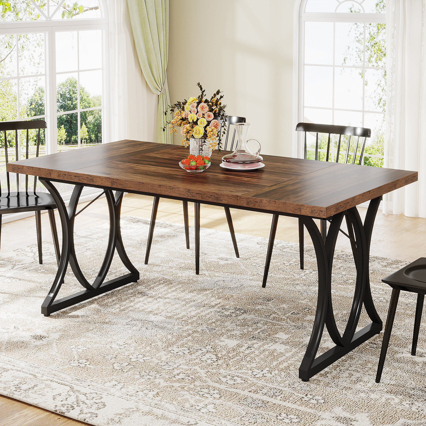 Everly Quinn 63-inches Dining Kitchen Table & Reviews - Wayfair Canada
