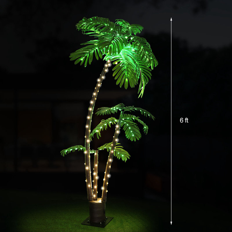 73'' Faux Palm Tree in Freestanding
