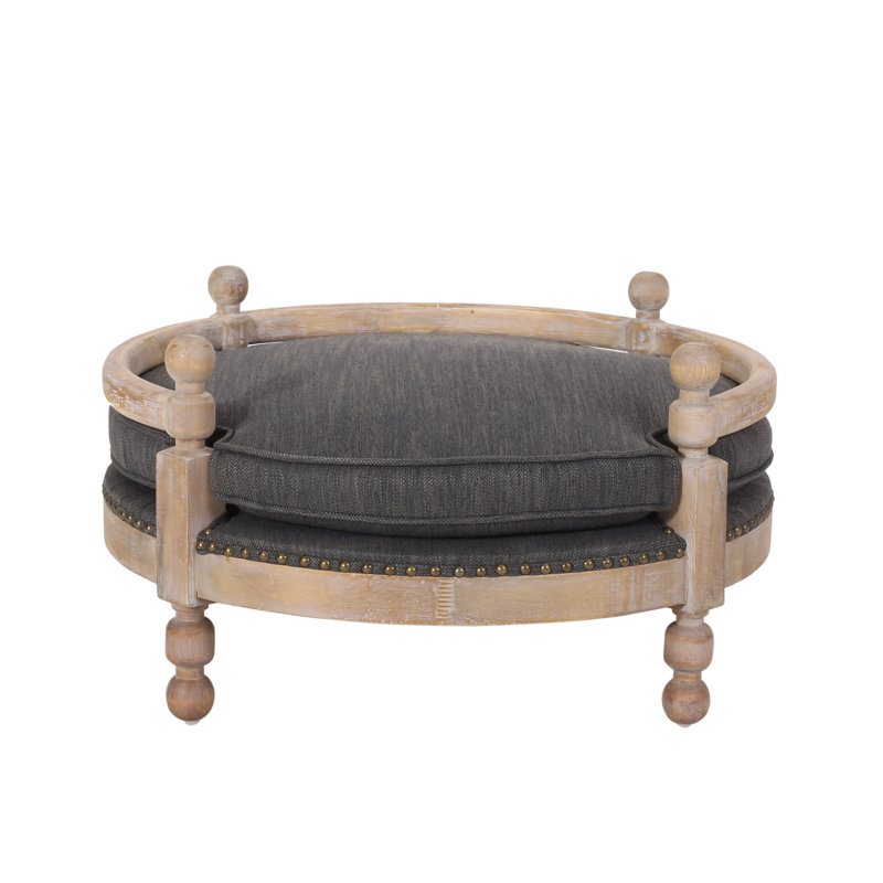 Wolfeboro Orthopedic Polyester Pet Bed, Charcoal