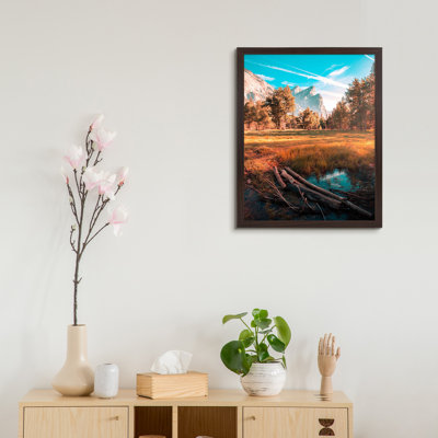 Cadre photo simple en bois mat Dreketi