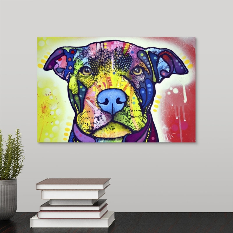 «Love-A-Bull» par Dean Russo - impression, Toile tendue, H 8 po x l 12 po x P 1,5 po