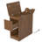 End Table With Flip Top, Side Table With Storage And Charging Station, Narrow Couch Side Table With Drawer And Wheels