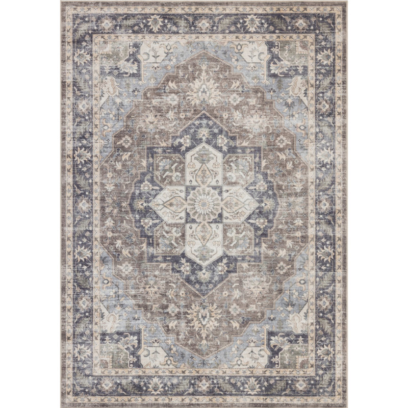 Rectangle Machine Woven
Polypropylene Area Rug, Rectangle 9' x 12', Brown